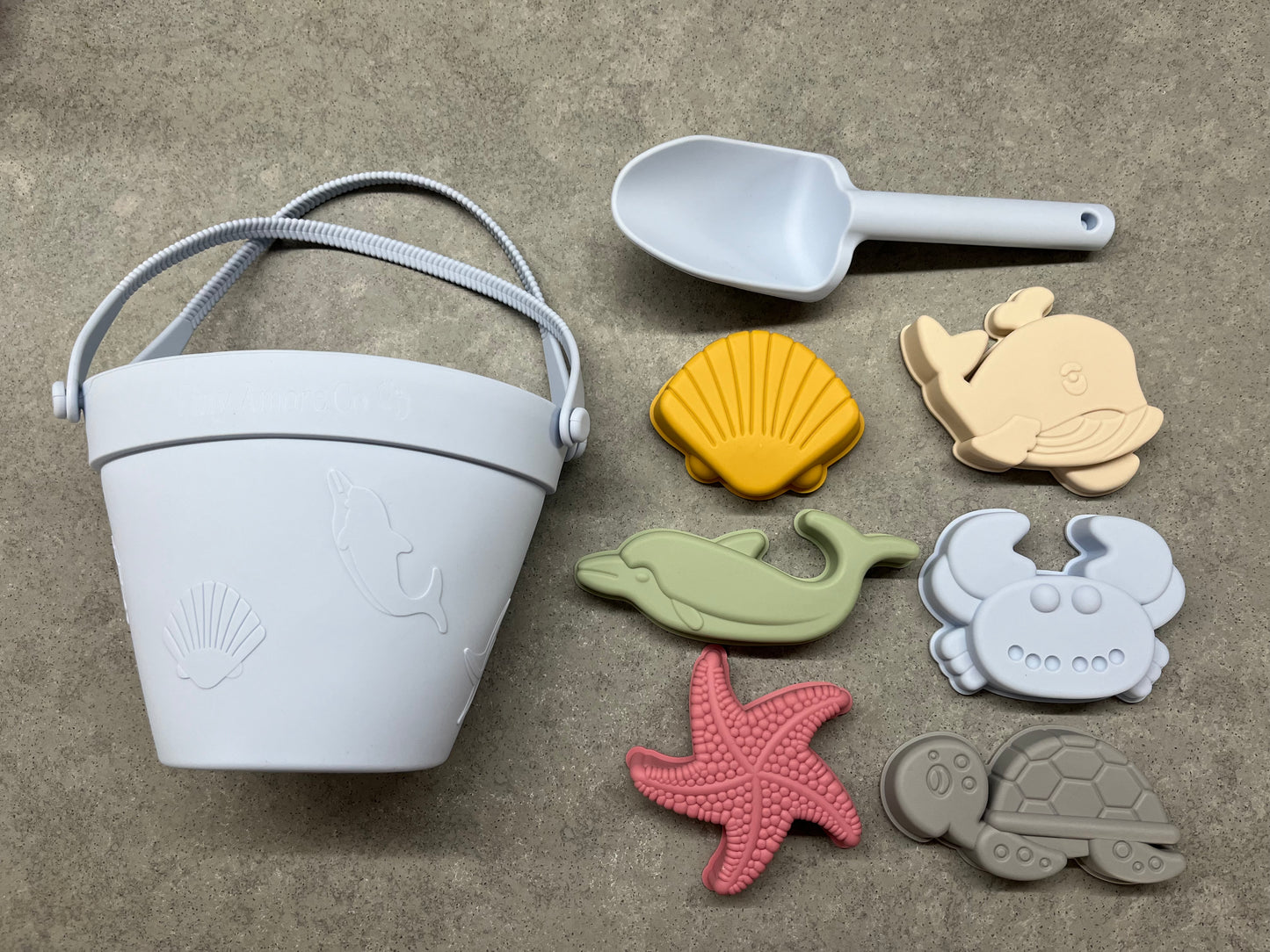 Silicone 8 piece Beach Set