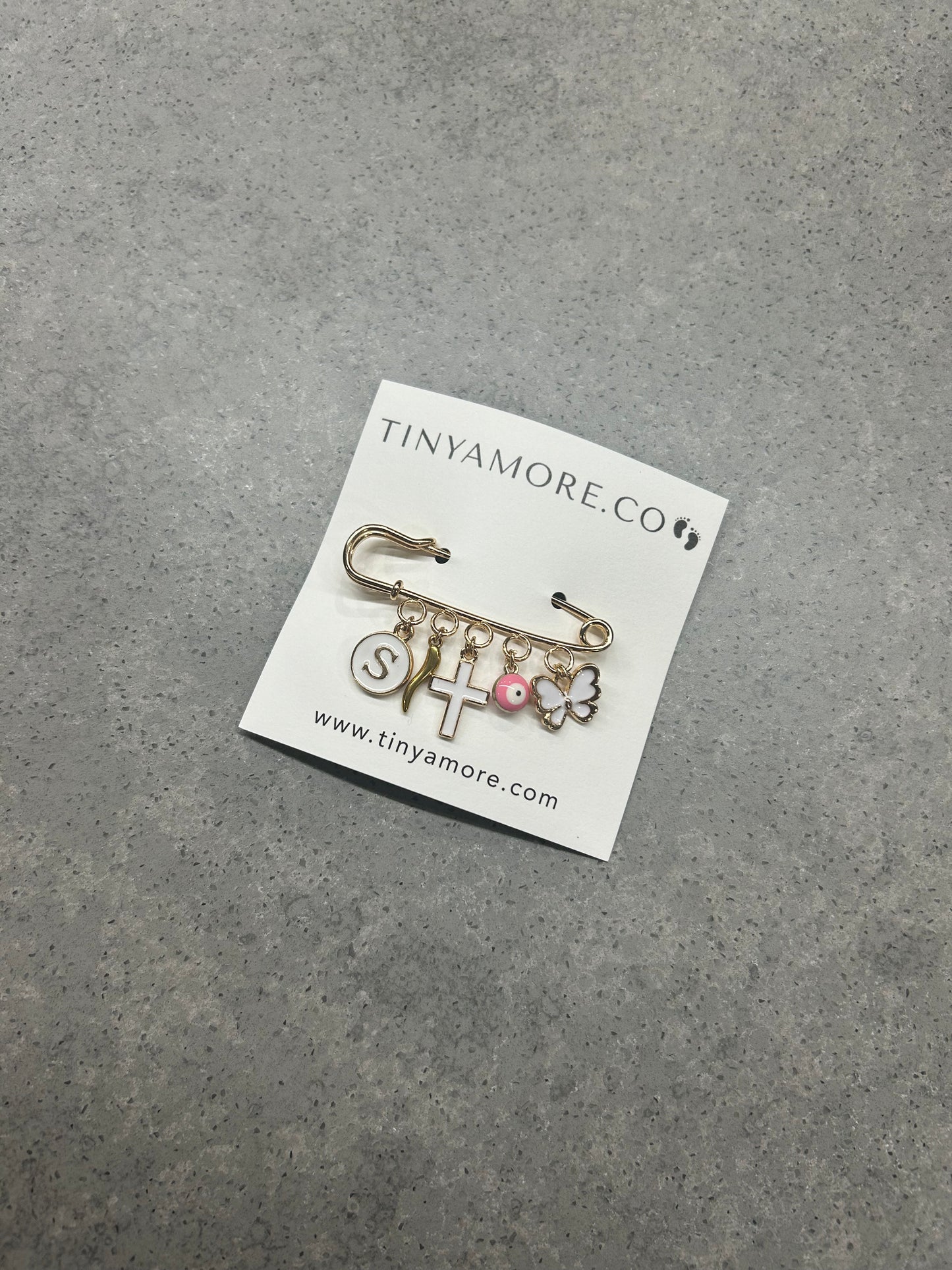 Keepsake Pin- 5 Charm