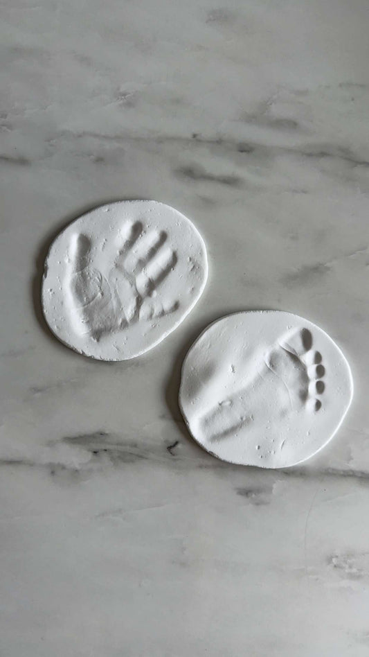 Baby Hand and Footprint Impression Clay